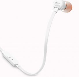 Fone de Ouvido JBL Tune 110 Mini Jack 3.5 mm - Branco JBLT110WHT - Imagem 1