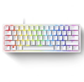 Teclado Gamer Razer Huntsman Mini 60% Interruptor Óptico Linear USB Inglês US Mercury - RZ03-03390300-R3M1 - Imagem 1