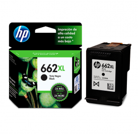 Cartucho HP 662XL 6.5ML Preto - CZ105AL - Imagem 1