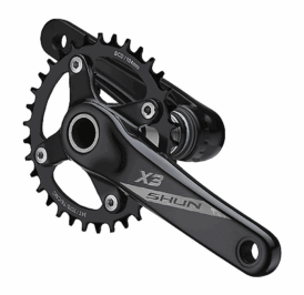 Manivela Para Bicicleta Shun X3-3100 36T/175 - Imagem 1