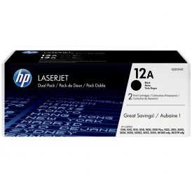 Toner HP 12A Preto Duplo - Q2612AD - Imagem 1