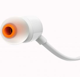 Fone de Ouvido JBL Tune 110 Mini Jack 3.5 mm - Branco JBLT110WHT - Imagem 2