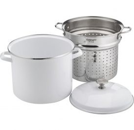Caçarola a Vapor Chef's Cuisinart EOS126-28WS Branca 12L - Imagem 1