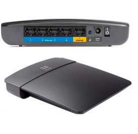 Roteador Wireless Linksys N300 2. 4GHz 300MBPS 4 Portas RJ45 10/100 - E900-BR - Imagem 1