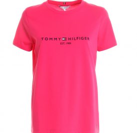 Camiseta Tommy Hilfiger Feminina WW0WW26868-TZ8-00 S Bright Jewel - Imagem 1
