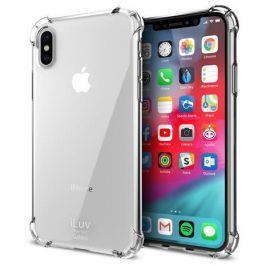 Capa iLuv iPhone XS-Max Gelato Flex Clear Semi-transparente AIXPGELACL - Imagem 1