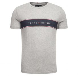 Camiseta Tommy Hilfiger MW0MW12512-P9V-00 M Cloud Heather - Imagem 1