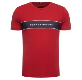 Camiseta Tommy Hilfiger Masculino MW0MW12512-XLG-00 S Primary Red - Imagem 1