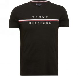 Camiseta Tommy Hilfiger Masculino MW0MW12520-BDS-01 S Black - Imagem 1
