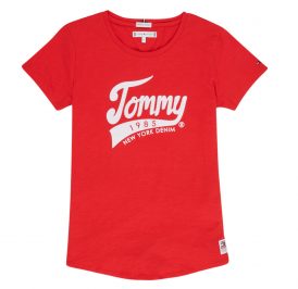 Camiseta Tommy Hilfiger Feminina M/C KG0KG04960-XA9-00 14 Racing Red - Imagem 1