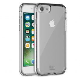 Capa iLuv iPhone 7/8 Metal Forge Prata Transparente - AI7METFSI - Imagem 1