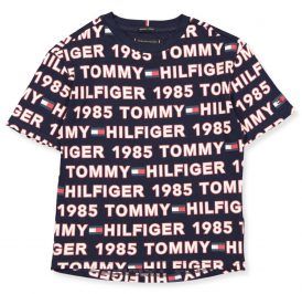 Camiseta Tommy Hilfiger Masculino M/C KB0KB05423-0GZ-01 16 Blue Allover 02 - Imagem 1