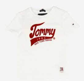 TOMMY HILFIGER CAMISETA P/NINO M/C KB0KB05497-YAF-01-14 BRIGHT WHITE - KB0KB05497-YAF-01-14 - Imagem 1