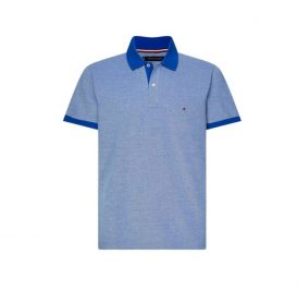 Camiseta Tommy Hilfiger Polo Masculino MW0MW12560-C65-00 L Cobalt - Imagem 1