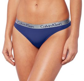 Calcinha Calvin Klein Feminina QD3621-483 M - Azul - Imagem 1