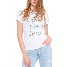 Camiseta Calvin Klein Feminina J20J207474-902 L - Multi - Imagem 1