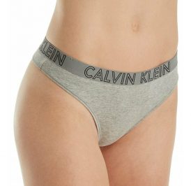 Calcinha Calvin Klein Feminina QD3636-020 M - Cinza - Imagem 1