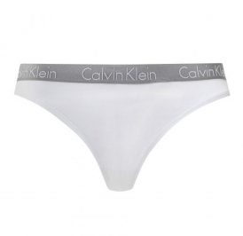 Calcinha Calvin Klein Feminina QD3539-100 S - Branco - Imagem 1