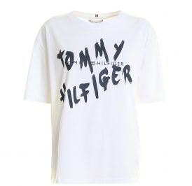 Camiseta Tommy Hilfiger Feminina WW0WW26776-YBR-00 L White - Imagem 1