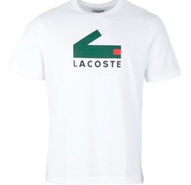 Camiseta Lacoste Masculino TH0885-001 03 - Branco - Imagem 1
