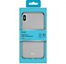 Capa iLuv iPhone X/XS Vyneer Preto Transparente AIXVYNEBK - Imagem 1