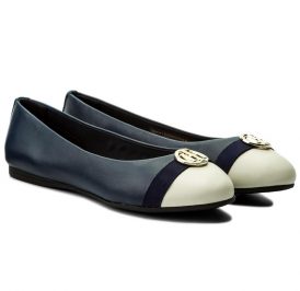 Sapatilha Tommy Hilfiger Feminina FW0FW02813406-406 37 Azul Marinho - Imagem 1
