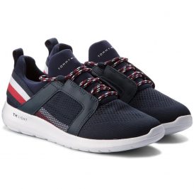 Tênis Tommy Hilfiger Masculino FM0FM01345403-403 43 Azul Marinho - Imagem 1