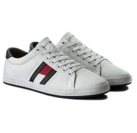Tênis Tommy Hilfiger Masculino FM0FM01535100-100 41 Branco - Imagem 1