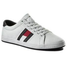 Tênis Tommy Hilfiger Masculino FM0FM01535100-100 43 Branco - Imagem 1