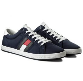 Tênis Tommy Hilfiger Masculino FM0FM01535406-406 43 Azul Marinho - Imagem 1