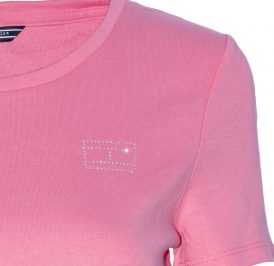 Camiseta Tommy Hilfiger Masculino WW0WW19948-631 M Rosa - Imagem 1