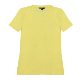 Camiseta Tommy Hilfiger Masculino WW0WW19948-755 M Amarelo - Imagem 1