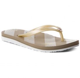 Chinelo Tommy Hilfiger Feminina FW0FW02384068-068 39 Beige - Imagem 1