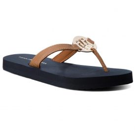 Chinelo Tommy Hilfiger Feminina FW0FW02389606-606 38 Azul - Imagem 1