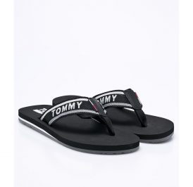 Chinelo Tommy Hilfiger Masculino EM0EM00065990-990 42 Black Beach - Imagem 1