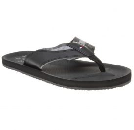Chinelo Tommy Hilfiger Masculino FM0FM01360990-990 41 Preto - Imagem 1