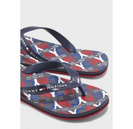Chinelo Tommy Hilfiger Masculino FM0FM01361403-403 41 Azul Marinho - Imagem 1