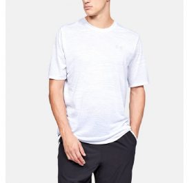 Camiseta UNDER ARMOUR Masculino 1321930-101 LG Print SS-White - Imagem 1