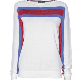 Suéter Tommy Hilfiger Feminina WW0WW21260-901 M Multi - Imagem 1