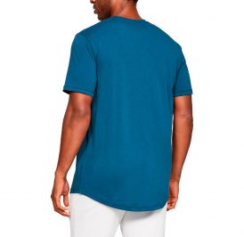 Camiseta UNDER ARMOUR Masculino 1329617-437 MD Drop Hem-Blue - Imagem 1