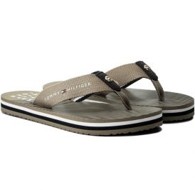 Chinelo Tommy Hilfiger Feminina FW0FW02378068-068 40 Beige - Imagem 1