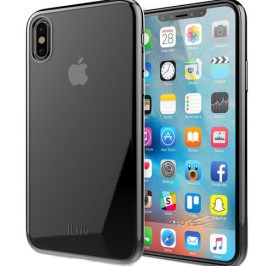 Capa iLuv iPhone XR Metal Care Preto Transparente AIXLMTBK - Imagem 1