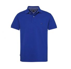 Camiseta Tommy Hilfiger Polo Masculino MW0MW03549-491 XL Azul - Imagem 1