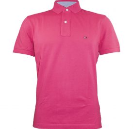 Camiseta Tommy Hilfiger Polo Masculino MW0MW03549-515 XXL Violeta - Imagem 1
