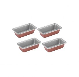 Jogo De Mini Moldes Cuisinart CMBM-4LPBZ Para Pan  4 Peças - Imagem 1
