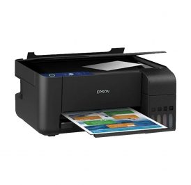 Impressora Multifuncional Epson EcoTank L3210 3 em 1 USB Bivolt - Preta C11CJ68301 - Imagem 1