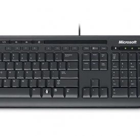 Teclado Com Mouse Microsoft 600 USB Espanhol Preto - APB-00004 - Imagem 1