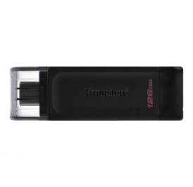 Pendrive Kingston DataTraveler 70 128GB USB-C - DT70/128GB - Imagem 1