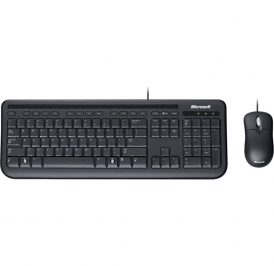 Teclado Com Mouse Microsoft 600 Para Empresas USB Espanhol Preto - 3J2-00008 - Imagem 1