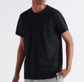 Camiseta Tommy Hilfiger Masculino 09T3139-001-S Preto - 09T3139-001-S - Imagem 1